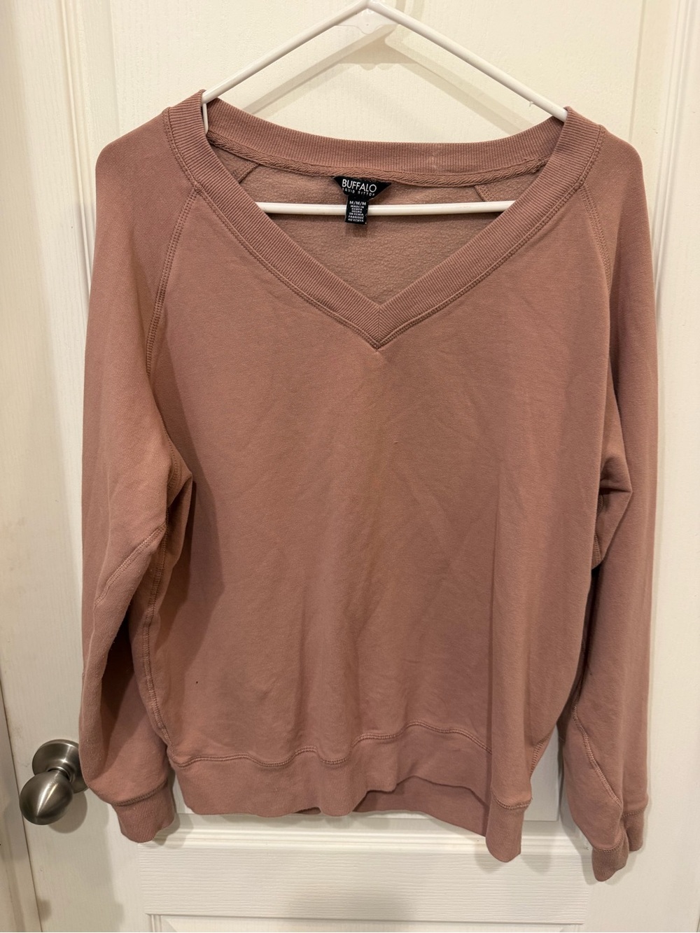 Buffalo David Bitton Women's V-Neck Sweater - Mauve